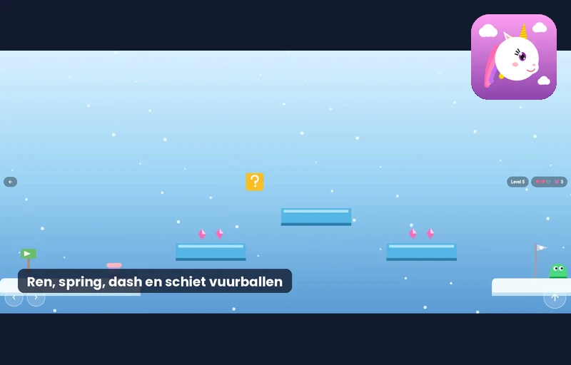 Voorbeeld van Unicorn Jump